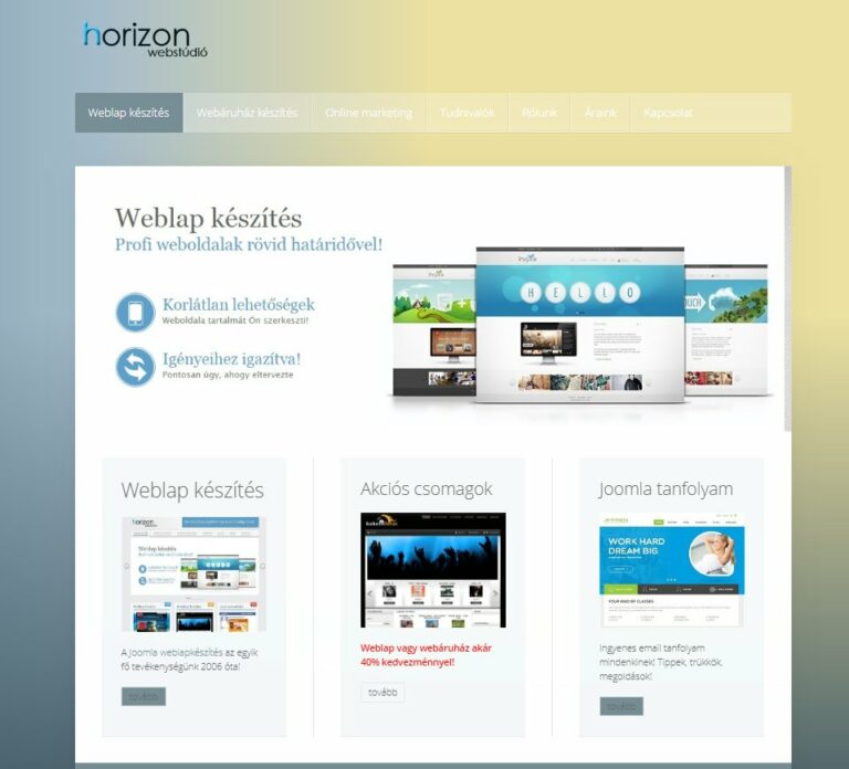 Sikeres weboldal készítés Joomla rendszerrel Weblapkészítés mindenki számára